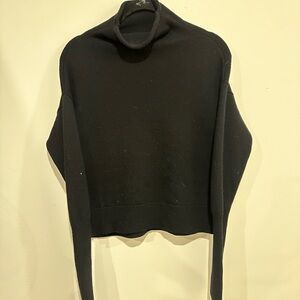 Wilfred Classic Black Cowl Neck Sweater